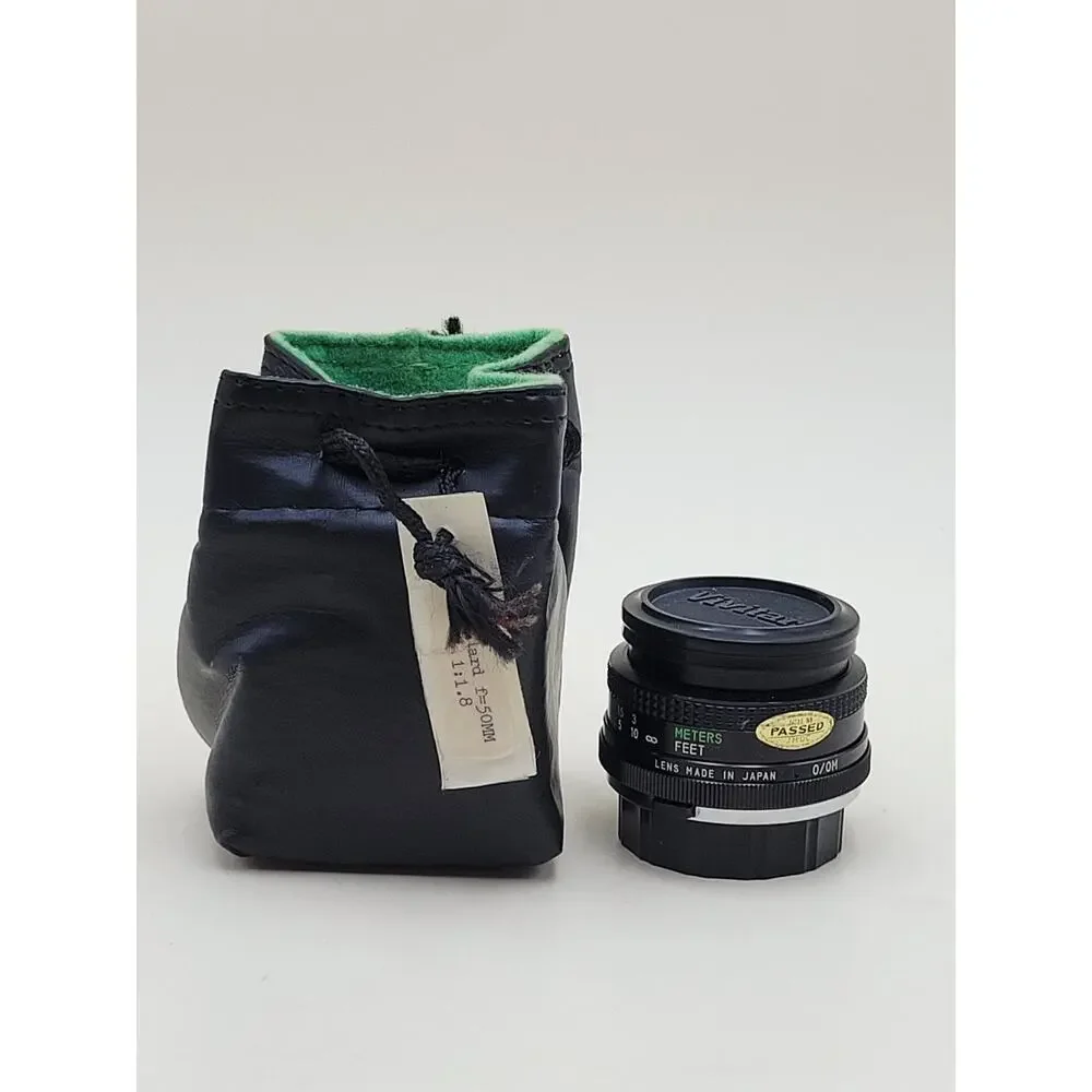Vivitar 28mm f/2.8 Auto Wide-Angle Manual Focus Lens 28947214 w/ Caps Pouch